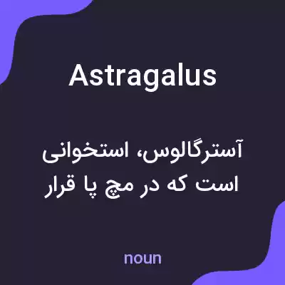 معنی astragalus به فارسی معنی astragalus به فارسی
