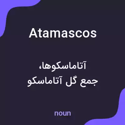 معنی atamascos به فارسی معنی atamascos به فارسی