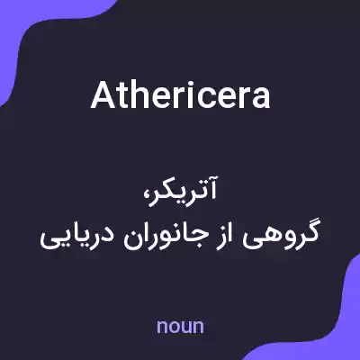 معنی athericera به فارسی معنی athericera به فارسی
