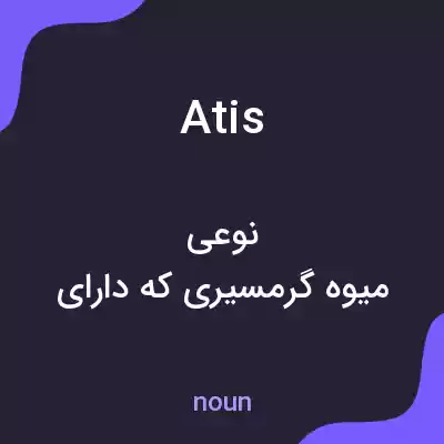 معنی atis به فارسی معنی atis به فارسی