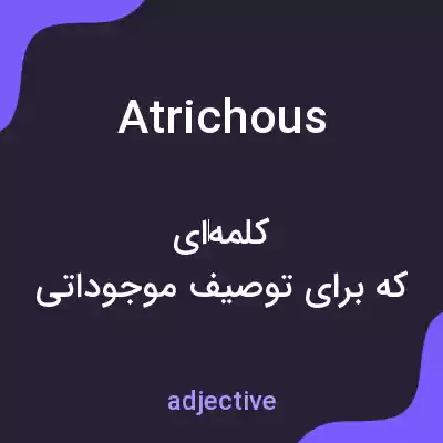 معنی atrichous به فارسی معنی atrichous به فارسی