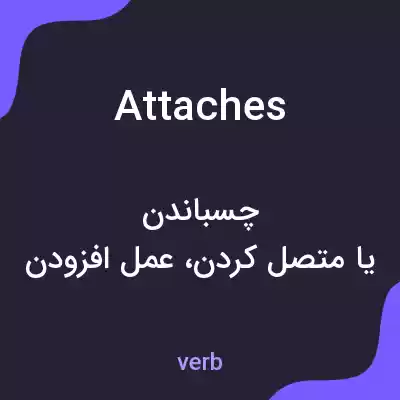معنی attaches به فارسی معنی attaches به فارسی