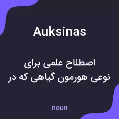 معنی auksinas به فارسی معنی auksinas به فارسی