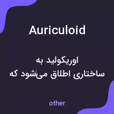 معنی auriculoid به فارسی معنی auriculoid به فارسی