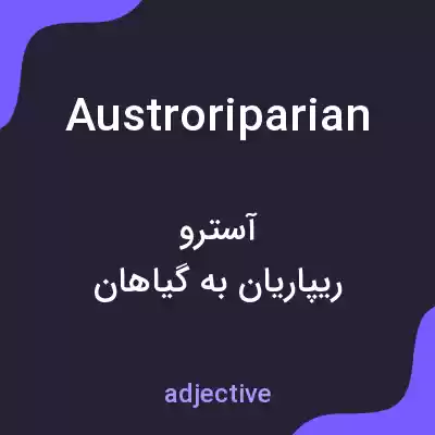 معنی austroriparian به فارسی معنی austroriparian به فارسی