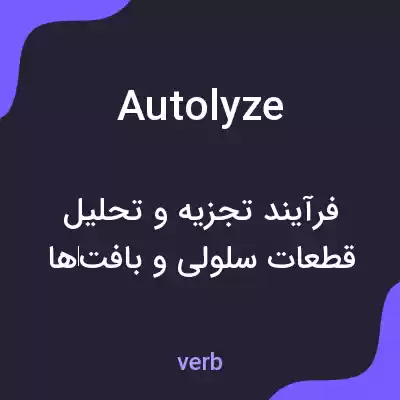 معنی autolyze به فارسی معنی autolyze به فارسی