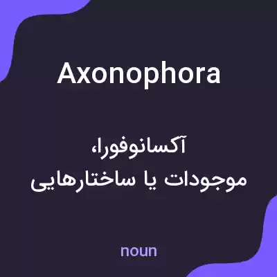 معنی axonophora به فارسی معنی axonophora به فارسی