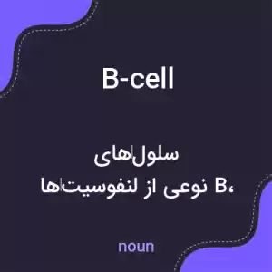 معنی b-cell به فارسی معنی b-cell به فارسی