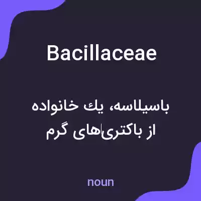 معنی bacillaceae به فارسی معنی bacillaceae به فارسی