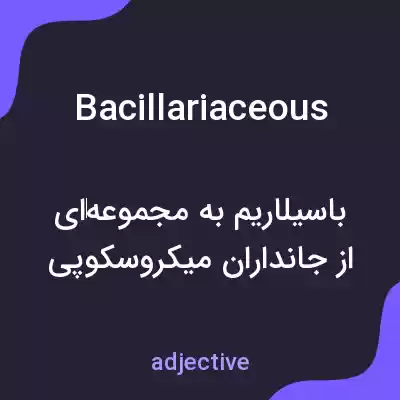 معنی bacillariaceous به فارسی معنی bacillariaceous به فارسی