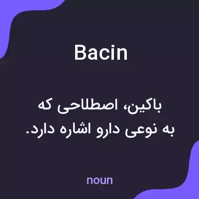 معنی bacin به فارسی معنی bacin به فارسی