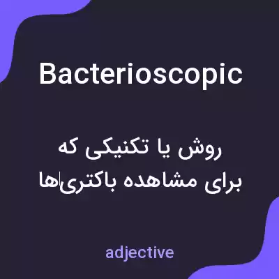 معنی bacterioscopic به فارسی معنی bacterioscopic به فارسی