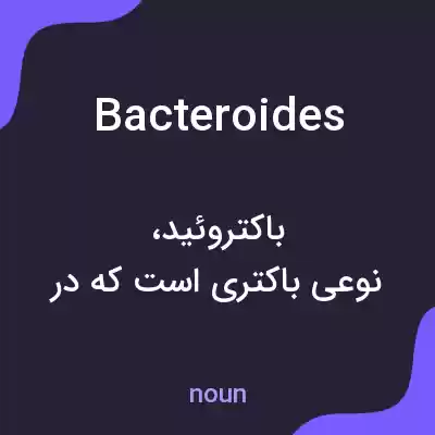 معنی bacteroides به فارسی معنی bacteroides به فارسی