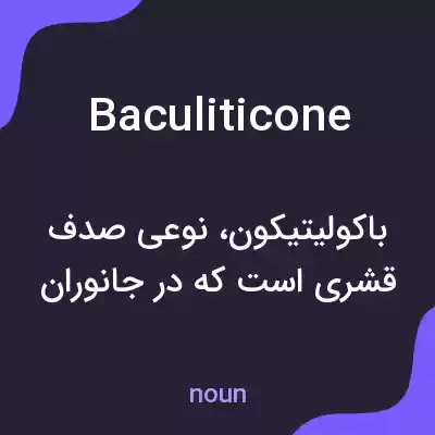 معنی baculiticone به فارسی معنی baculiticone به فارسی
