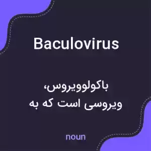 معنی baculovirus به فارسی معنی baculovirus به فارسی