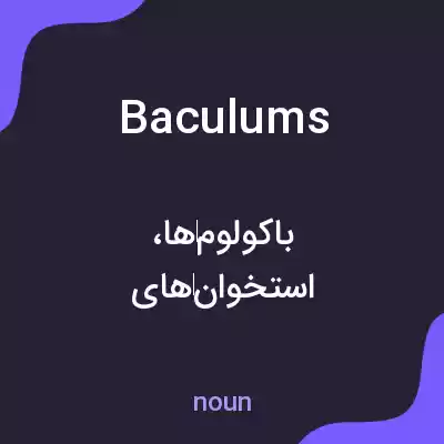 معنی baculums به فارسی معنی baculums به فارسی