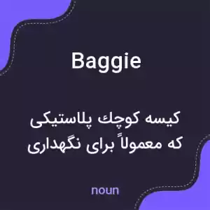 معنی baggie به فارسی معنی baggie به فارسی