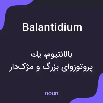معنی balantidium به فارسی معنی balantidium به فارسی
