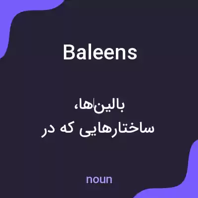 معنی baleens به فارسی معنی baleens به فارسی