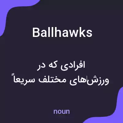 معنی ballhawks به فارسی معنی ballhawks به فارسی