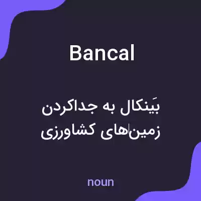 معنی bancal به فارسی معنی bancal به فارسی