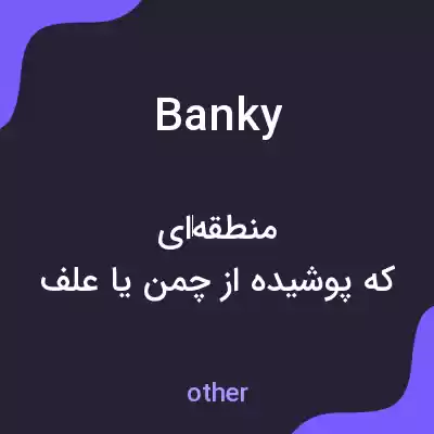 معنی banky به فارسی