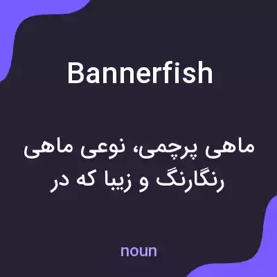 معنی bannerfish به فارسی