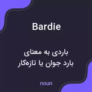 معنی bardie به فارسی معنی bardie به فارسی