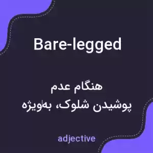 معنی bare-legged به فارسی معنی bare-legged به فارسی
