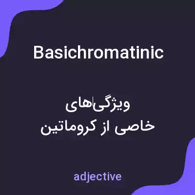 معنی basichromatinic به فارسی معنی basichromatinic به فارسی