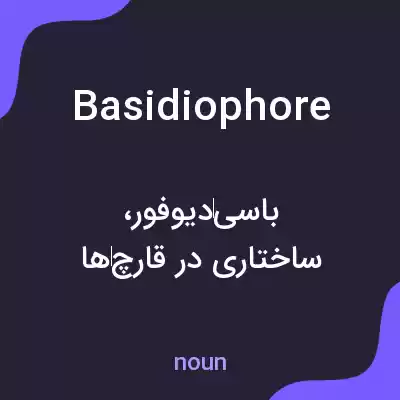 معنی basidiophore به فارسی معنی basidiophore به فارسی
