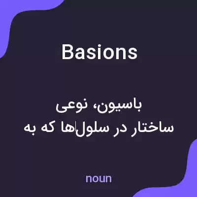 معنی basions به فارسی معنی basions به فارسی