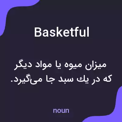 معنی basketful به فارسی معنی basketful به فارسی