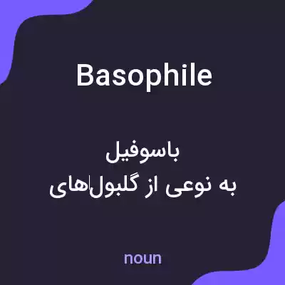 معنی basophile به فارسی معنی basophile به فارسی