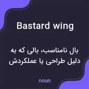 معنی bastard wing به فارسی معنی bastard wing به فارسی