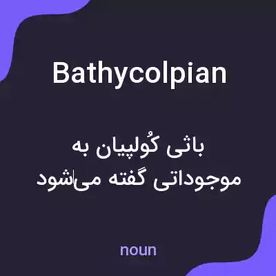 معنی bathycolpian به فارسی معنی bathycolpian به فارسی