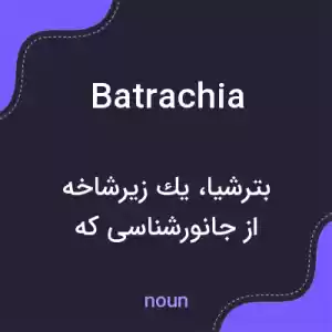 معنی batrachia به فارسی معنی batrachia به فارسی