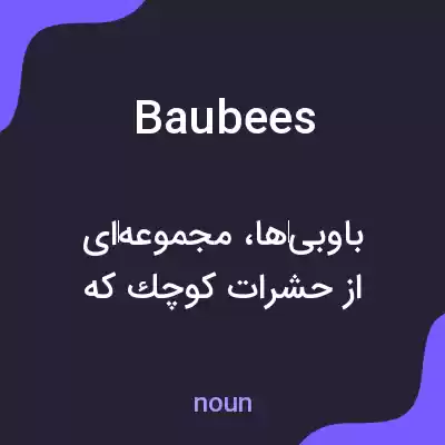 معنی baubees به فارسی معنی baubees به فارسی