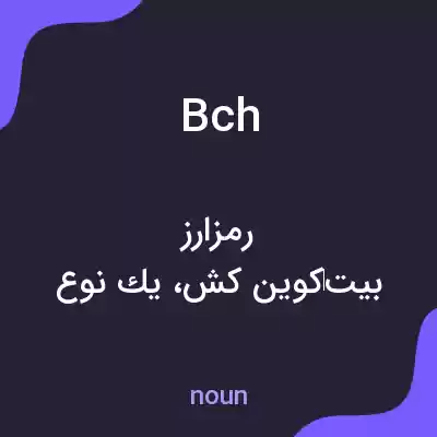 معنی bch به فارسی معنی bch به فارسی