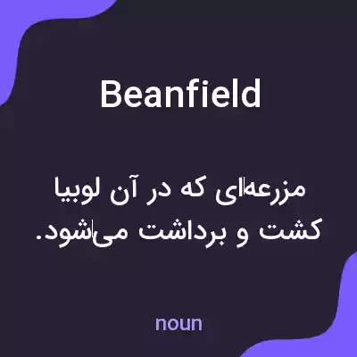 معنی beanfield به فارسی معنی beanfield به فارسی