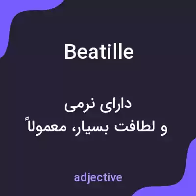 معنی beatille به فارسی معنی beatille به فارسی