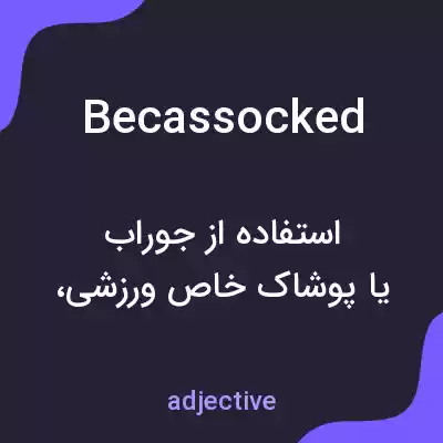 معنی becassocked به فارسی معنی becassocked به فارسی