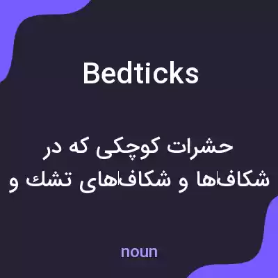 معنی bedticks به فارسی معنی bedticks به فارسی