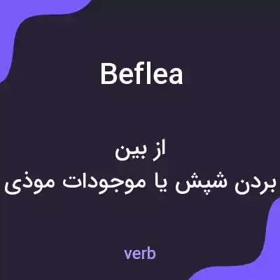 معنی beflea به فارسی معنی beflea به فارسی