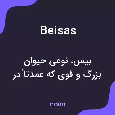 معنی beisas به فارسی معنی beisas به فارسی