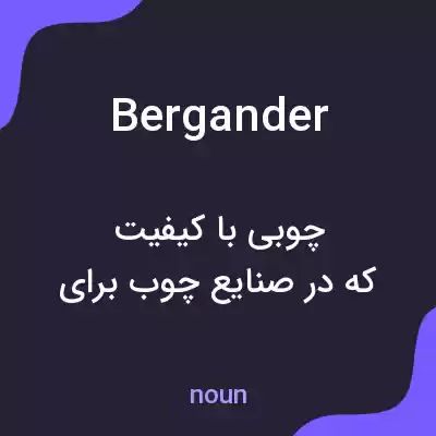 معنی bergander به فارسی معنی bergander به فارسی