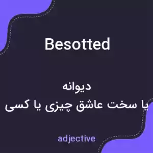 معنی besotted به فارسی معنی besotted به فارسی