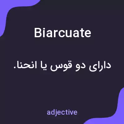 معنی biarcuate به فارسی معنی biarcuate به فارسی