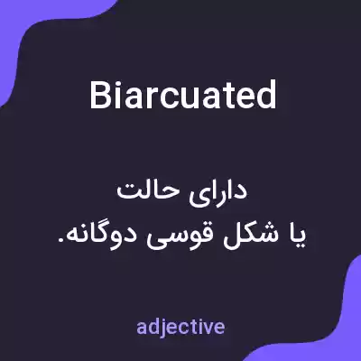 معنی biarcuated به فارسی معنی biarcuated به فارسی