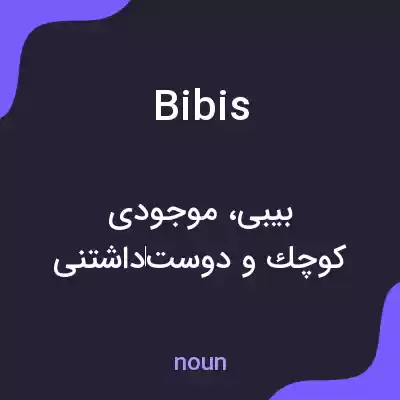 معنی bibis به فارسی معنی bibis به فارسی